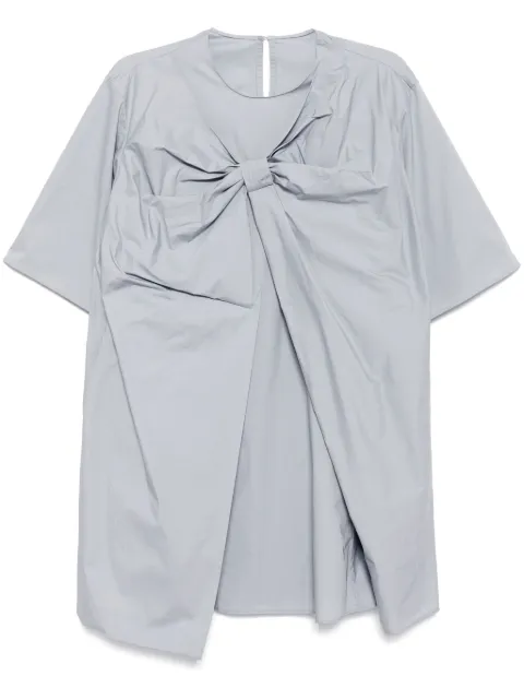 JNBY bow-detail dress Blue 5P4G15120