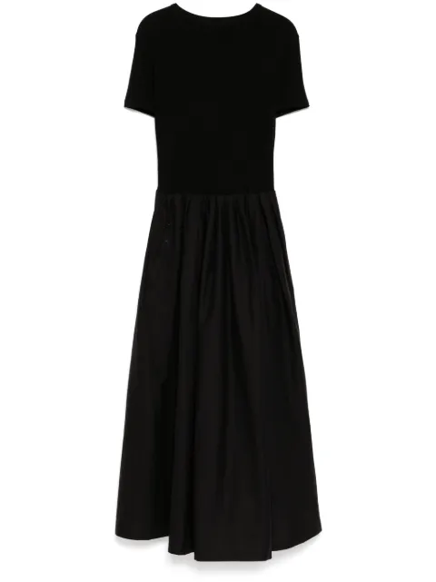 JNBY Curl edge hem dress Black 5P4G13700