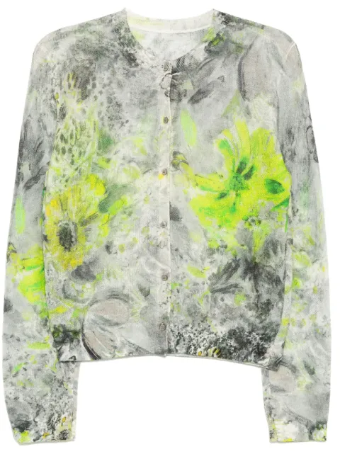 JNBY jacquard cardigan Green 5P3312930