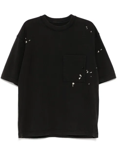 CROQUIS embroidered T-shirt Black 9P2110880