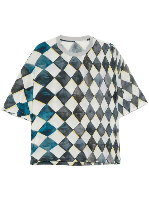 CROQUIS patterned T-shirt Blue 9P4114120