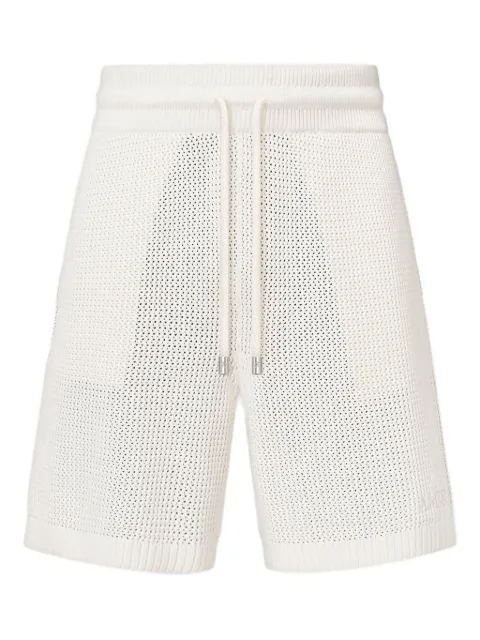 AMIRI crochet mesh shorts Neutrals AMKNSH1047