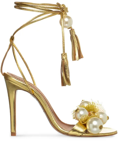 Alameda Turquesa 110mm Nassau sandals Gold NASSAU