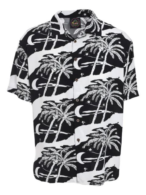 Mauna Kea printed shirt Black MKU142WH999