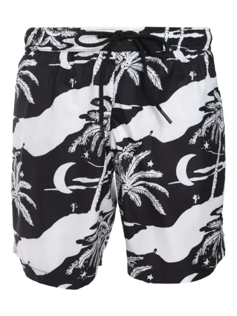 Mauna Kea graphic-print swim shorts Black MKU203WH999