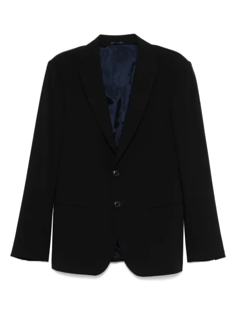 Giorgio Armani single-breasted blazer Black 3CGGG154T002Z