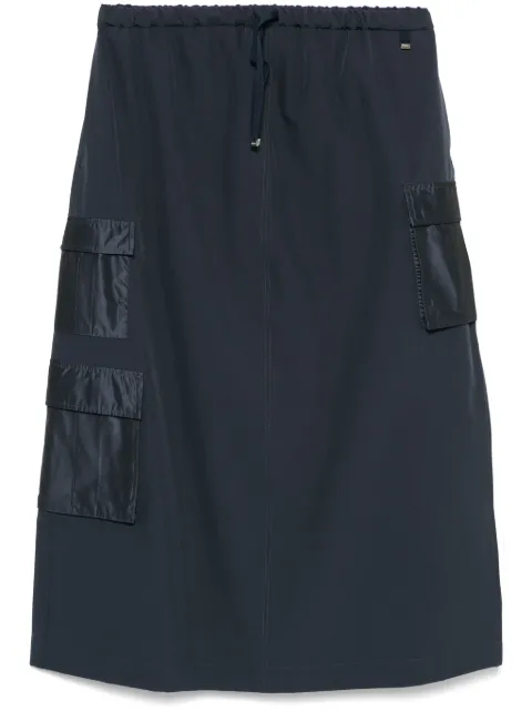 Herno drawstring midi skirt Blue GN000058D12609Z