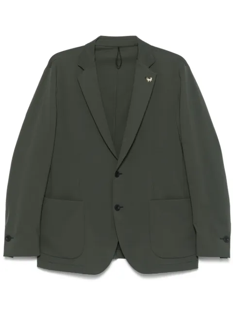 Tombolini single-breasted blazer Green G1J1EYAPU361