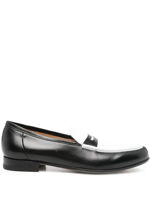 Lidfort leather loafers Black 759M