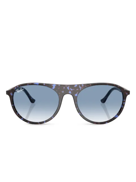 Ray-Ban geometric-frame sunglasses Brown RB221514303F