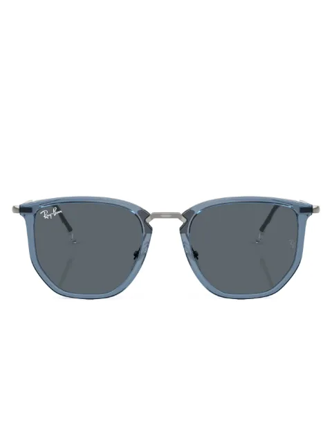 Ray-Ban geometric-frame sunglasses Blue RB44516803R5