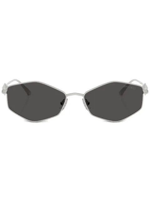 Jimmy Choo Eyewear logo-engraved sunglasses Silver JC4017300287