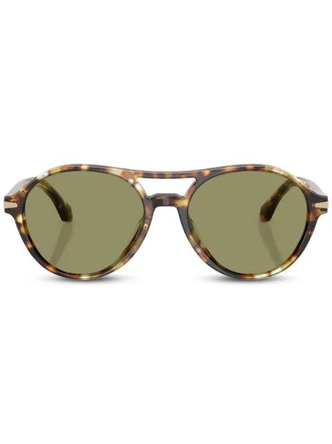 Giorgio Armani round-frame sunglasses Brown AR8236U