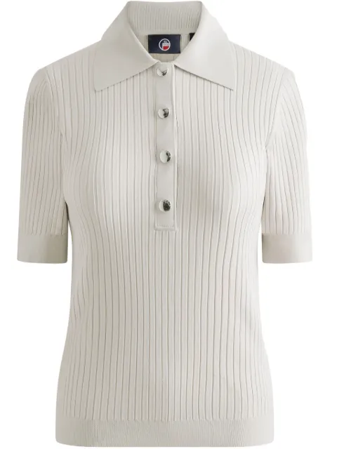 Fusalp knitted polo top White 24EF1114