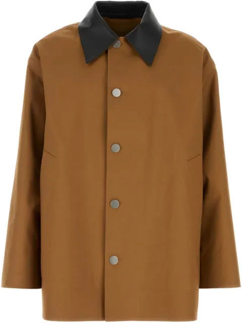 Jil Sander cotton shirt jacket Brown J22SW0007J45299