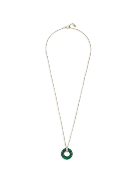Mateo Donut malachite necklace Green 14KTMALACHITEDONUTNECKLACE