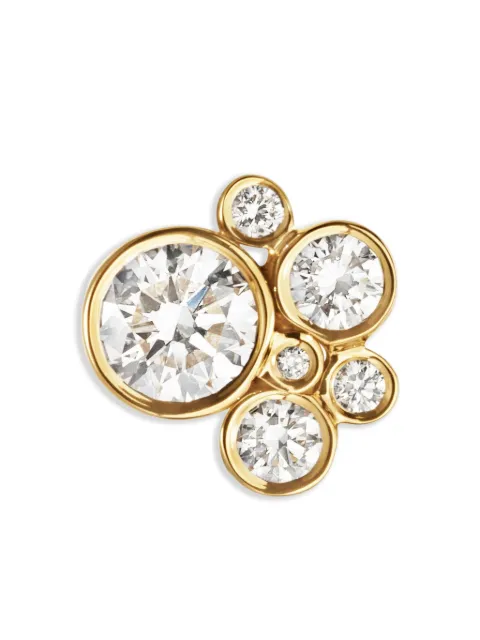 Sophie Bille Brahe 18kt yellow gold Bisou diamond single earring Yellow EA25BISDIAWH