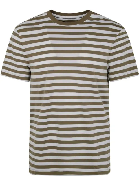 Michael Kors striped T-shirt Green CS55FL1HG2