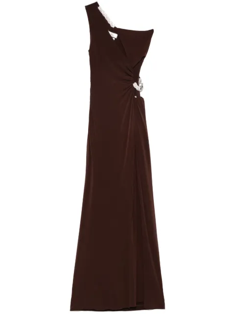 NISSA crystal-embellished gown Brown RS15844