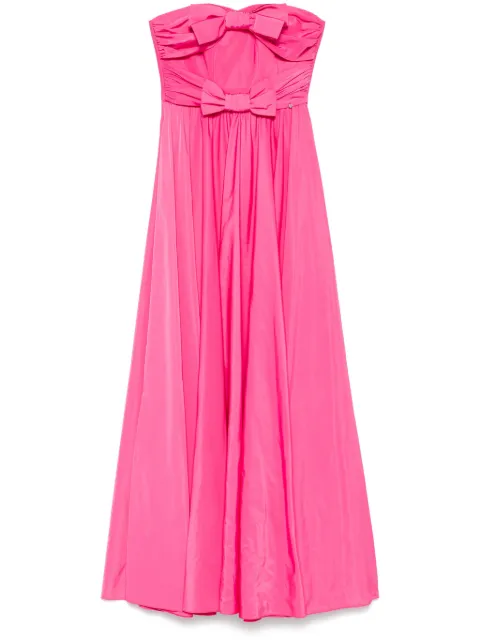 NISSA bow-detail gown Pink RS15625PINK