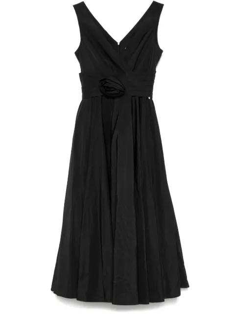 NISSA sleeveless midi dress Black RS15683