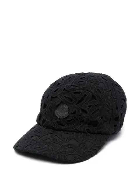 Moncler macramé baseball cap Black K10933B00064598J0