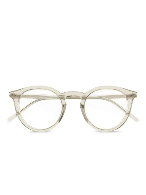 Saint Laurent Eyewear round-frame glasses Neutrals SL347F