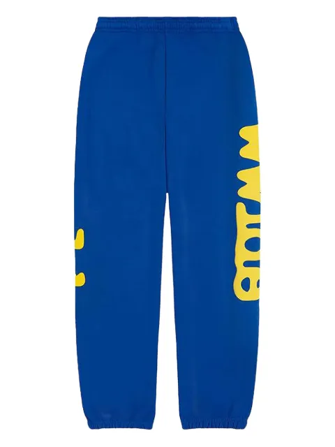 SP5DER Beluga "Blue/Yellow" track pants Blue P14FW24BLU
