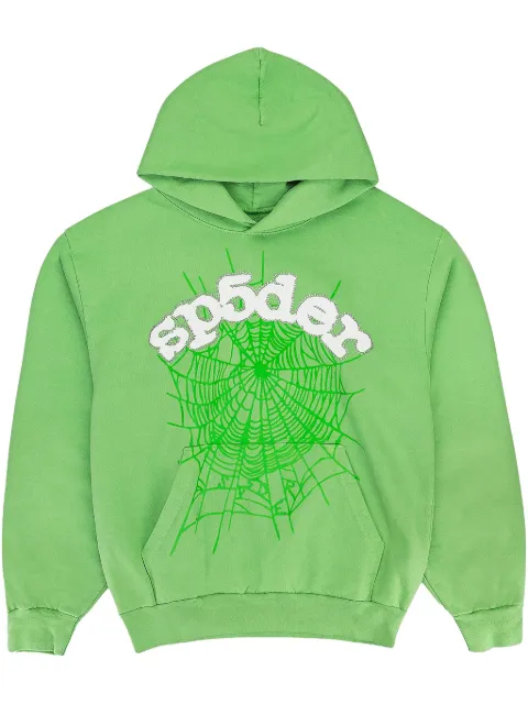SP5DER Web "Green" hoodie Green SP58DWEBSLG