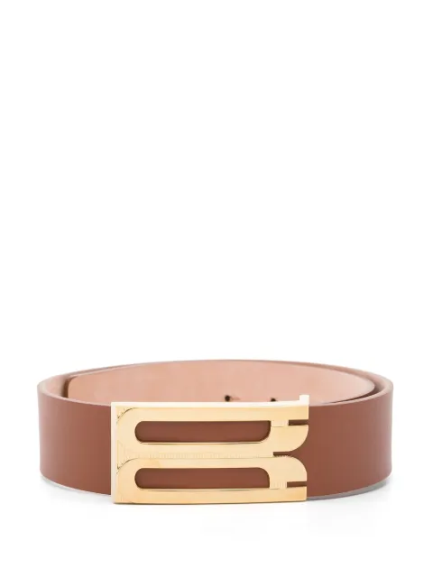 Victoria Beckham Jumbo Frame belt Brown 1424ABL005956A