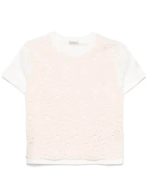 Moncler macramé T-Shirt White K10938C0005089AJU