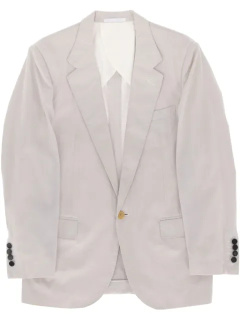 Lanvin Pre-Owned 2000s cotton blazer Grey LA400TO