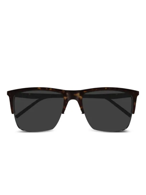 Saint Laurent Eyewear tortoiseshell-effect square-frame sunglasses Brown SL768F003