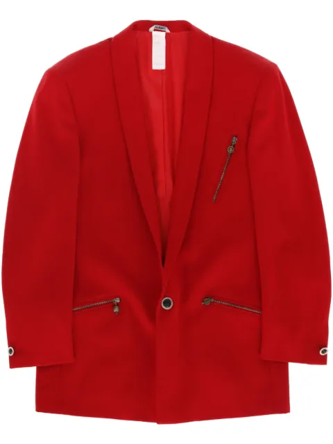 Versace Pre-Owned 1980s single-breasted blazer Red VE1200TL