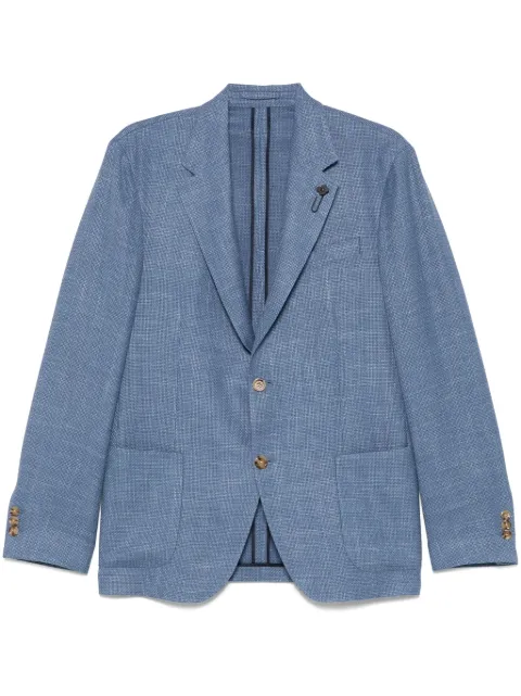 Lardini single-breasted blazer Blue ES6202E77ESIF64523