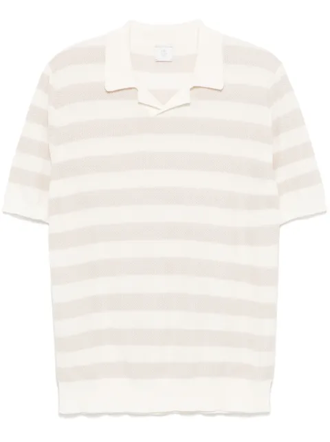 Eleventy striped polo shirt Neutrals K76MAGK45MAG0K0210102