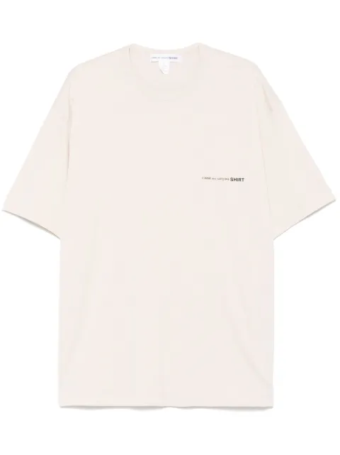 Comme Des Garçons Shirt logo-print T-shirt Neutrals FOT023S25