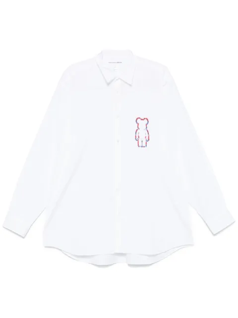 Comme Des Garçons Shirt x Medicom Toy logo-print shirt White FOB037S25
