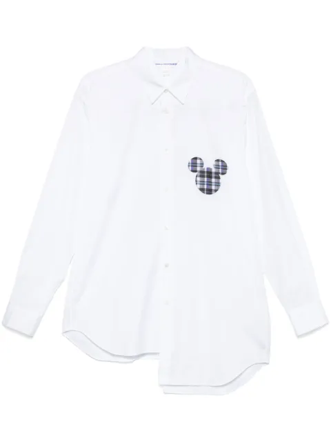 Comme Des Garçons Shirt x Disney Mickey-print shirt White FOB035S25