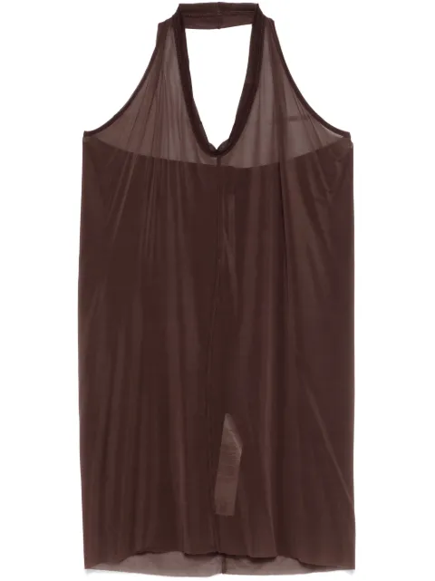 Rick Owens Halter T top Brown RP01E7108BZ