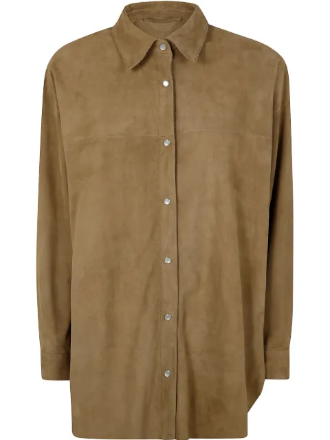 Salvatore Santoro suede jacket Neutrals 48074D