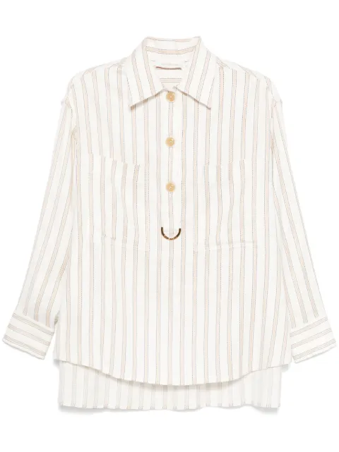 ZIMMERMANN striped blouse Neutrals 4123TS251