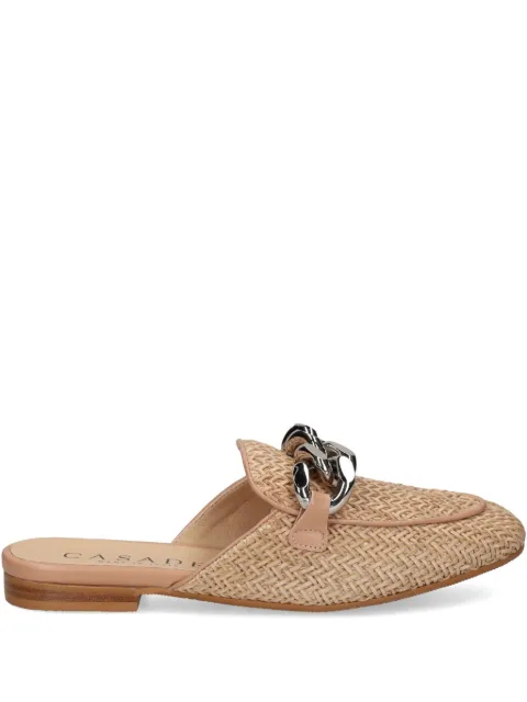 Casadei Chain-detail mules Neutrals 1M764U0101C1293