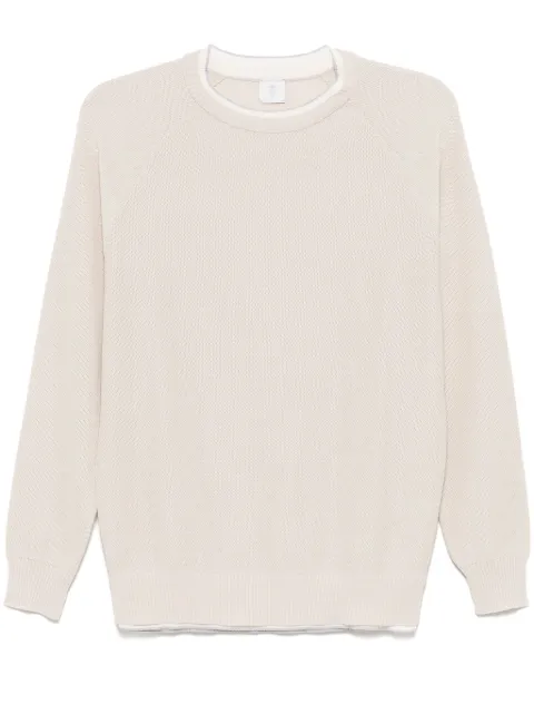 Eleventy crew neck jumper Neutrals K76MAGK92MAG0K025020113
