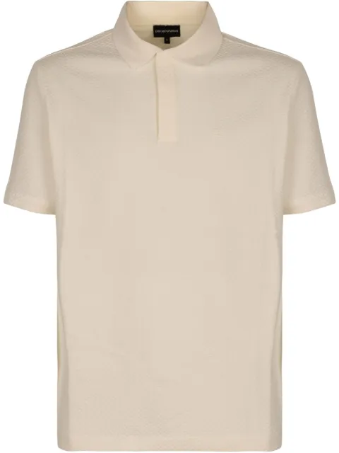 Emporio Armani cotton polo shirt Neutrals EM001729