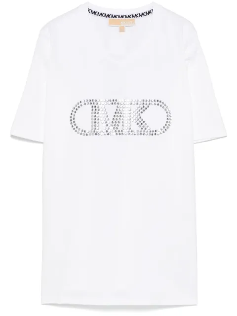 Michael Kors Empire-stud T-shirt White MS551SC2ZU