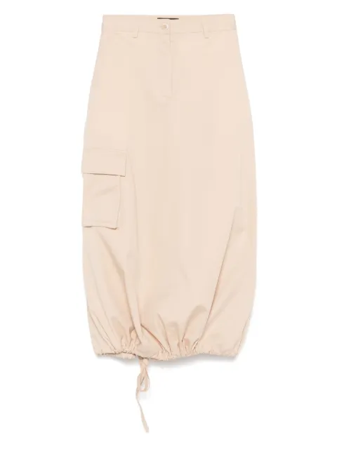 Fabiana Filippi cargo maxi skirt Neutrals GND275F839L191
