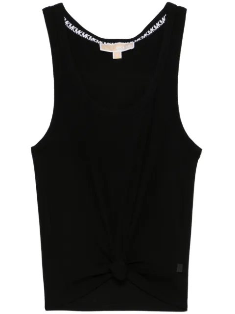 Michael Michael Kors fine-ribbed tank top Black MS551NZH6E