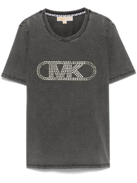 Michael Michael Kors Empire-stud T-shirt Grey MS551SC36A