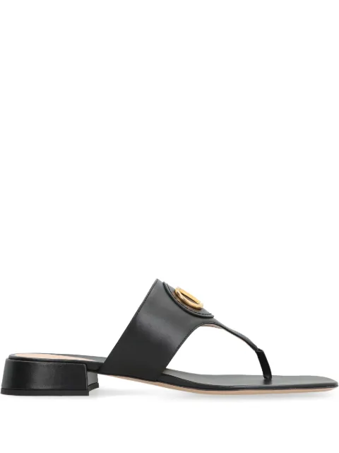 Valentino Garavani VLogo leather slides Black WS0LA9DSH